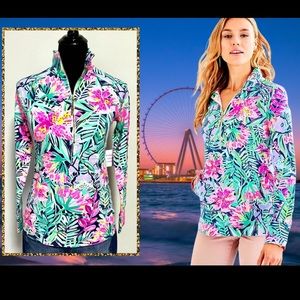 NWOT Lilly Pulitzer Skipper Popover Multi Salthouse Soiree Woman's Small